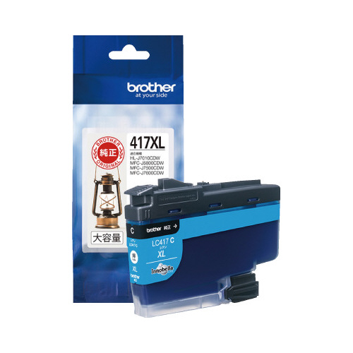 純正インク　ＬＣ４１７ＸＬＣ　シアン画像