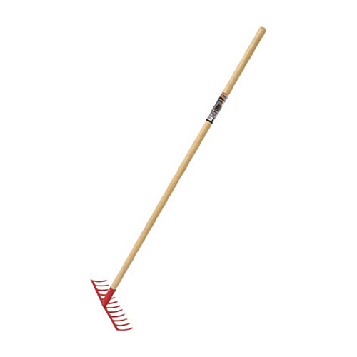 ｽﾁｰﾙﾚｰｷ 木柄 12本爪 1本画像