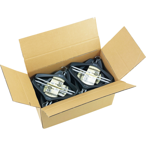 ﾘﾊﾞｰｽ ｼﾞｬｹｯﾄﾊﾝｶﾞｰ ｽﾄｯﾌﾟ 42cm ﾌﾞﾗｯｸ 1ｾｯﾄ(100本)