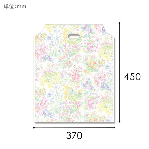 HEIKO 手抜き (小判抜き)ポリ袋 DXハンディバッグ M ローザ 表記入り 100枚画像