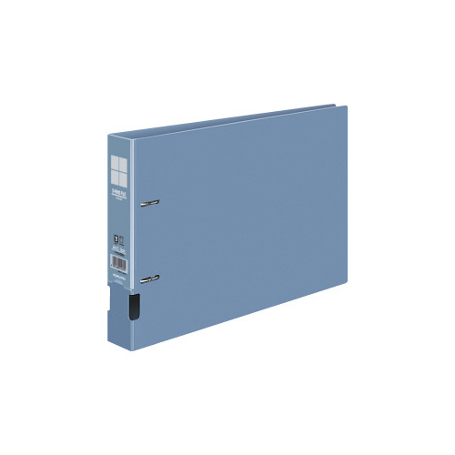 ＤリングファイルＰＰ　青Ａ４横　背幅４５ｍｍ画像