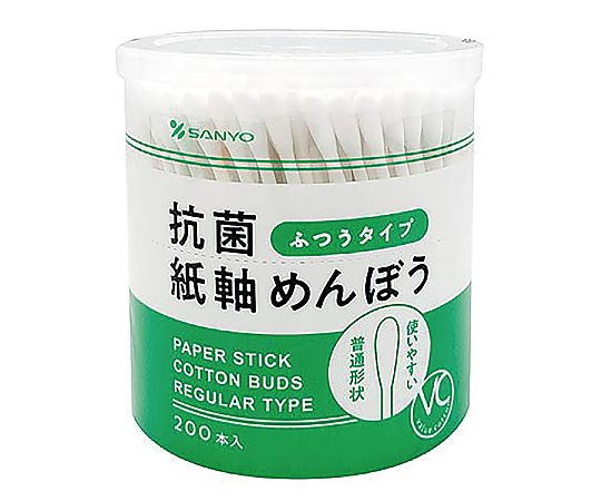 VC　抗菌紙軸めんぼう 200本画像
