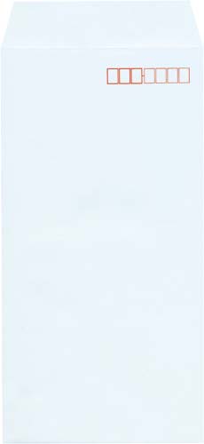 ソフトカラー封筒　長３　スカイ　１００枚　１０画像