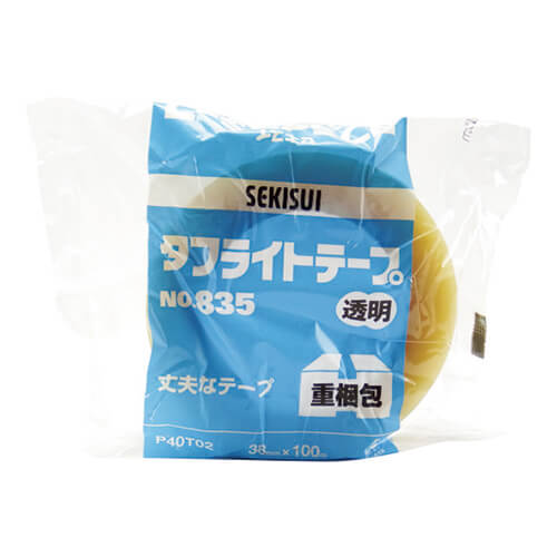 積水 タフライトテープNo.835 透明 38mm×100m P40T02画像