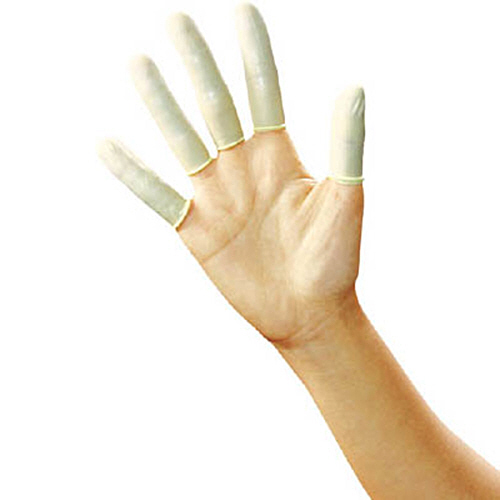 制電指ｻｯｸ(ｲｴﾛｰ) L 1袋(500個)画像