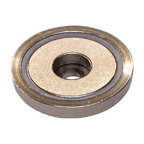 ﾈｵｼﾞ磁石ﾌﾟﾚｰﾄｷｬｯﾁ(段穴ﾀｲﾌﾟ) 1個画像