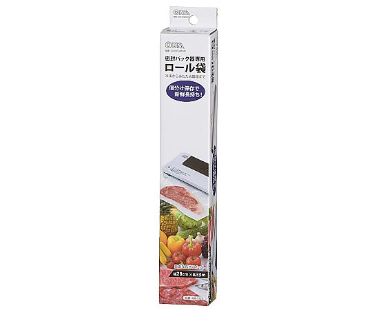 密封パック器 専用ロール袋 28cm×3m COK-E-SM281画像