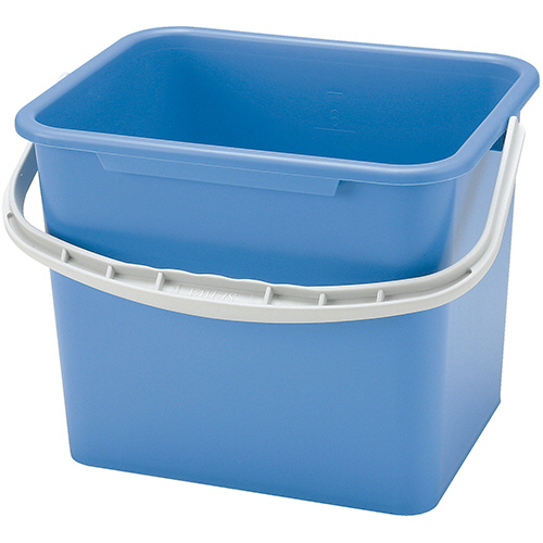 8Lﾊﾞｹﾂ PP 角型 青 1個画像