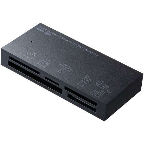 USB3.1　マルチカードリーダー　ブラック　1個画像