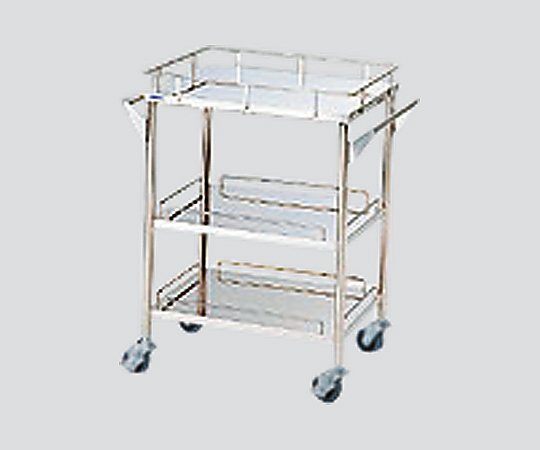 ステンレスグリーンカート(静音タイプ) 3段 720×450×835mm