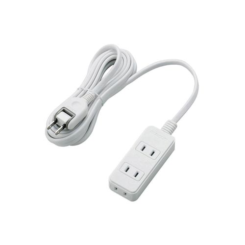 スイングプラグタップ　３個口　３ｍ　ホワイト画像