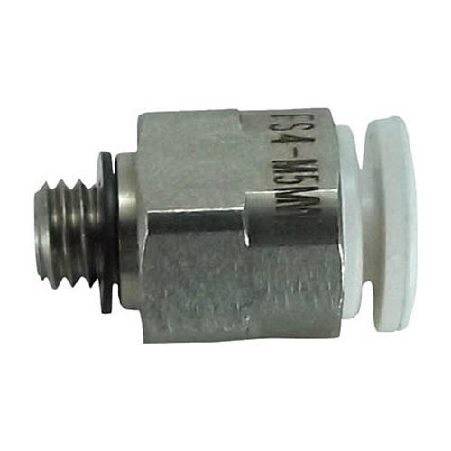 ﾀｯﾁｺﾈｸﾀｰﾌｧｲﾌﾞ ﾒｲﾙｺﾈｸﾀｰ(ﾎﾜｲﾄﾎﾞﾃﾞｨｰ)4mm･M5×0.8 1個画像