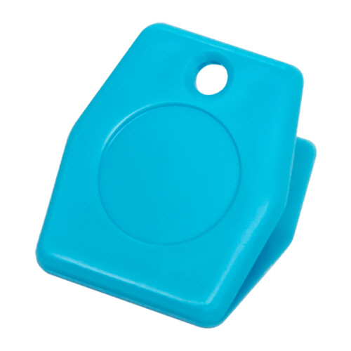 ｶﾗｰｸﾘｯﾌﾟ 無地 ｽｶｲﾌﾞﾙｰ 1ﾊﾟｯｸ(50個)画像