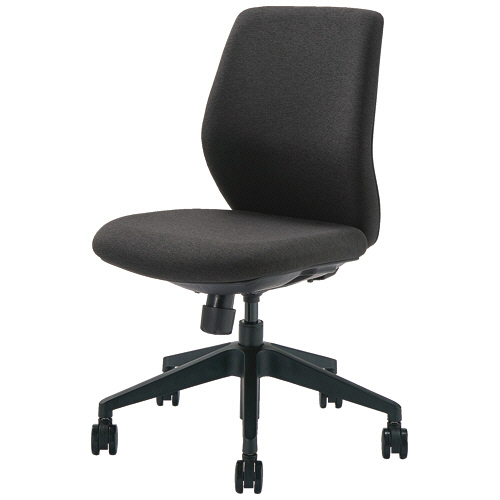 ﾚｸﾁｪ ﾛｰﾊﾞｯｸ 肘なし 布 ﾀﾞｰｸｸﾞﾚｰ 1脚