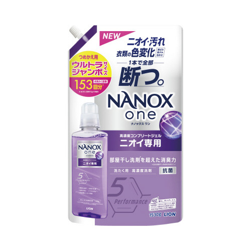 ＮＡＮＯＸｏｎｅ　ニオイ専用　詰替　１５３０ｇ×６画像