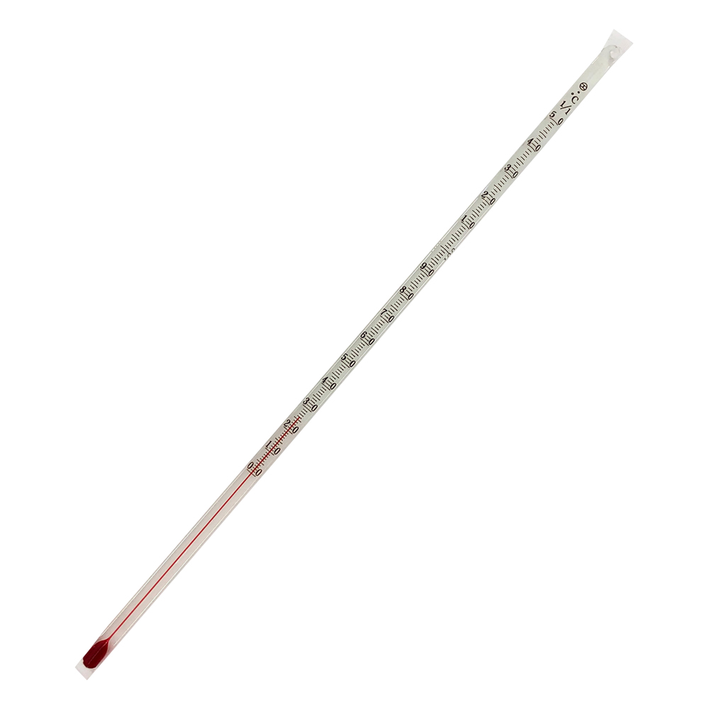 フッ素樹脂被膜温度計　0～150℃　アルコール