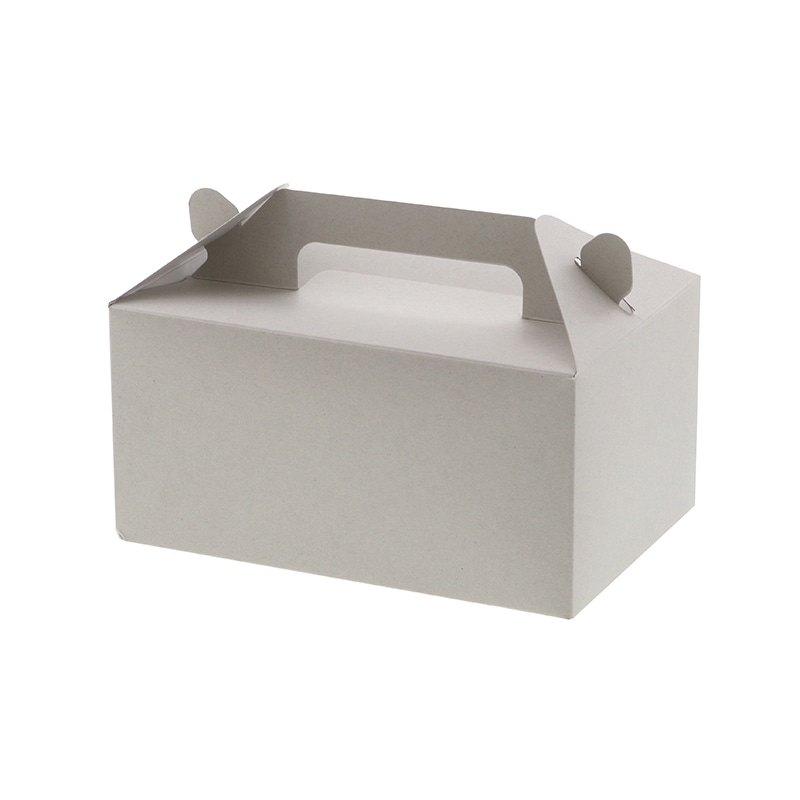 手提ケーキ箱　４～５個用　ナチュラルグレー画像