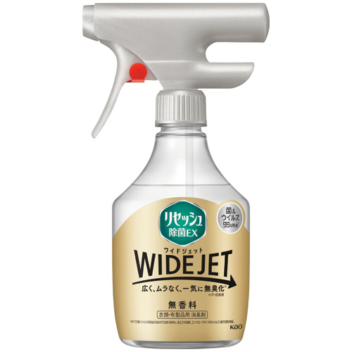 ﾘｾｯｼｭ 除菌EX WIDEJET 無香料 本体 410mL 1本画像