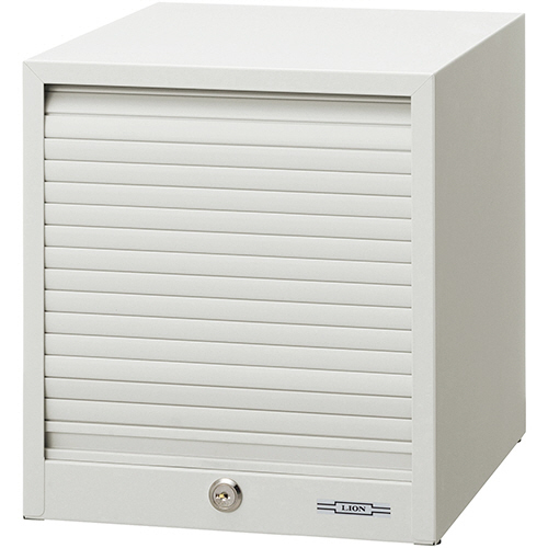 ｼｬｯﾀｰ扉付ﾚﾀｰｹｰｽ A4ﾀﾃ 5段 ﾗｲﾄｸﾞﾚｰ 1台画像