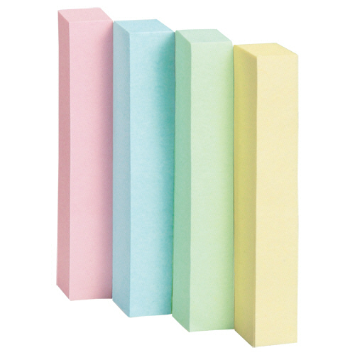 ふせん 50×7.5mm 4色混色 1ｾｯﾄ(120冊:24冊×5ﾊﾟｯｸ)画像