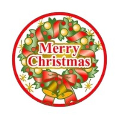 ラベル 93-9302 クリスマスリース 朋JSP [ケース販売]画像