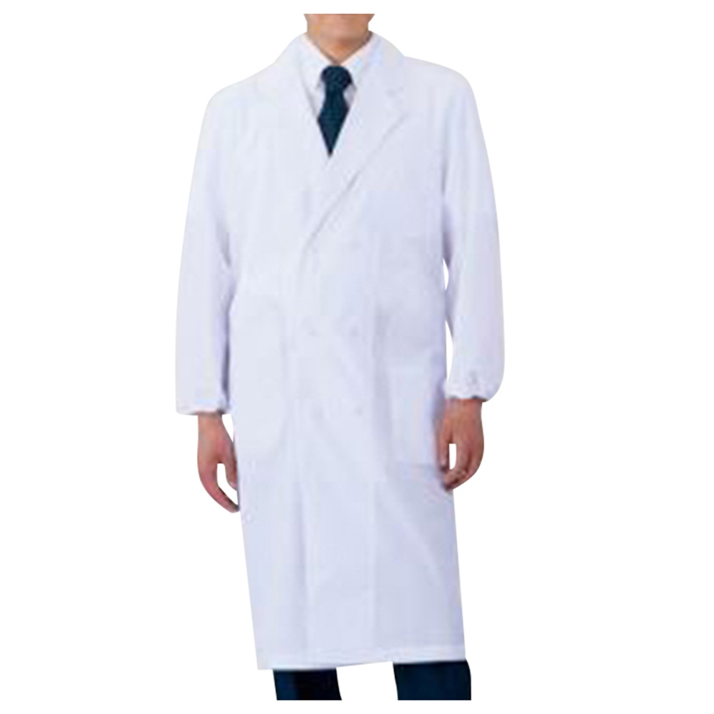 アズラボ白衣　ダブル(デカポケ・男性用)　S