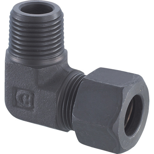 ﾊｰﾌｴﾙﾎﾞ φ15×3/8 鋼管用 くい込み継手 1個画像