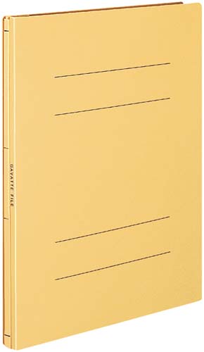 ガバットファイル（活用タイプ・紙製）Ａ４縦黄　５冊画像