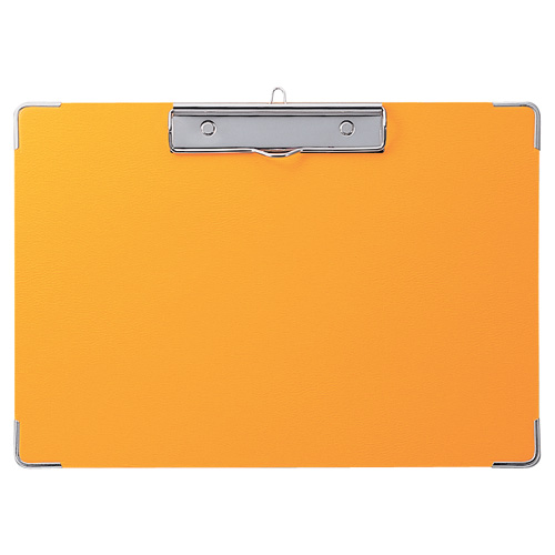 ｶﾗｰ用箋挟 A4ﾖｺ ｲｴﾛｰ 1ｾｯﾄ(10枚)画像