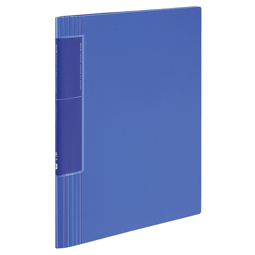 ｸﾘﾔｰﾌﾞｯｸ(ﾉﾋﾞｰﾀ)ｳｪｰﾌﾞｶｯﾄﾎﾟｹｯﾄ固定式A4ﾀﾃ40ﾎﾟｹｯﾄ背幅9-50mm青 1ｾｯﾄ(10冊)画像