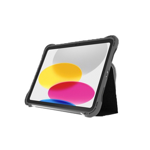 iPad A16/第10世代用 Edge Folioｹｰｽ ｸﾞﾚｰ 1個