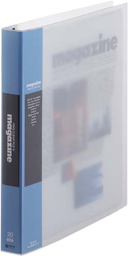 クリアーファイルマガジン差し替え式　青画像