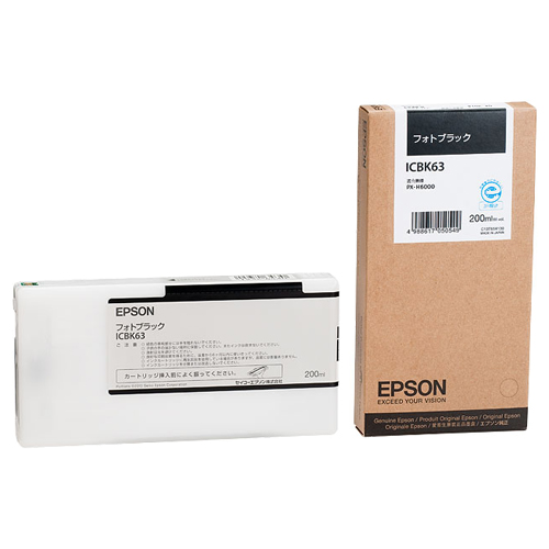 ｲﾝｸｶｰﾄﾘｯｼﾞ ﾌｫﾄﾌﾞﾗｯｸ 200mL ICBK63 1個画像