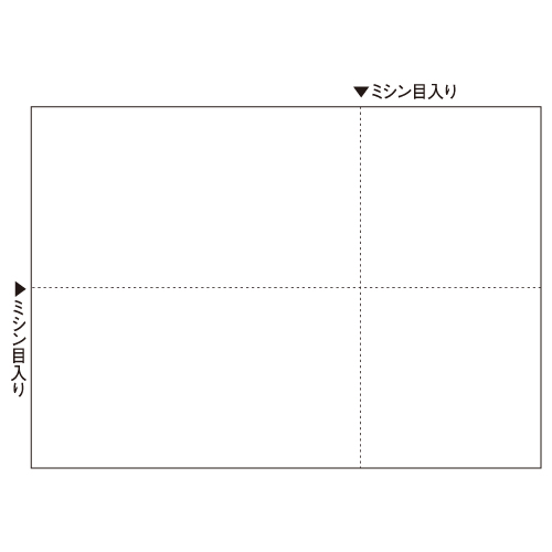 ﾏﾙﾁﾌﾟﾘﾝﾀ帳票 A4 白紙(EIAJ対応) 1冊(100枚)画像