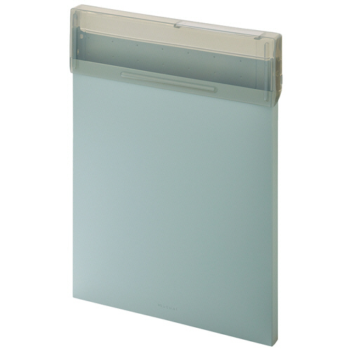 Mutual ｺﾝｸﾞﾚｽｹｰｽ A4ﾀﾃ 150枚収容 ﾗｲﾄﾌﾞﾙｰ 1個画像