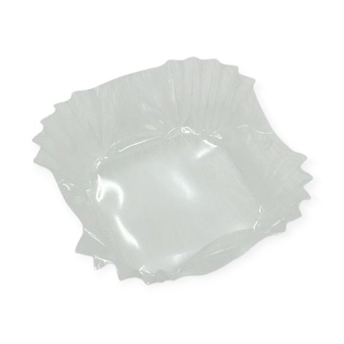 おかずカップ M33-765 旬彩の器 角 雲龍白 12×12 300枚入 マイン