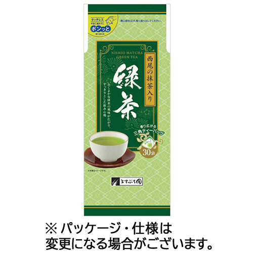 西尾の抹茶入り緑茶ﾃｨｰﾊﾞｯｸﾞ 1ｾｯﾄ(90ﾊﾞｯｸﾞ:30ﾊﾞｯｸﾞ×3ﾊﾟｯｸ)画像