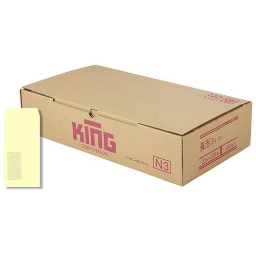 ｸﾞﾗｼﾝ窓明No49 PHiｿﾌﾄC長3 口のり無80g〒枠無 ｾﾝﾀｰ貼ｸﾘｰﾑ 1ｹｰｽ(1000枚)画像