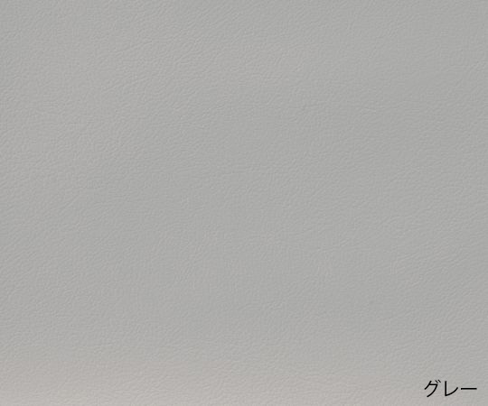 スツール(丸椅子)　グレー 布地が張られた丸い座面と木製の脚が見える状態