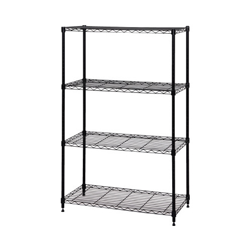 カラーメタルラック　幅７５０×高１２３０　ブラック画像