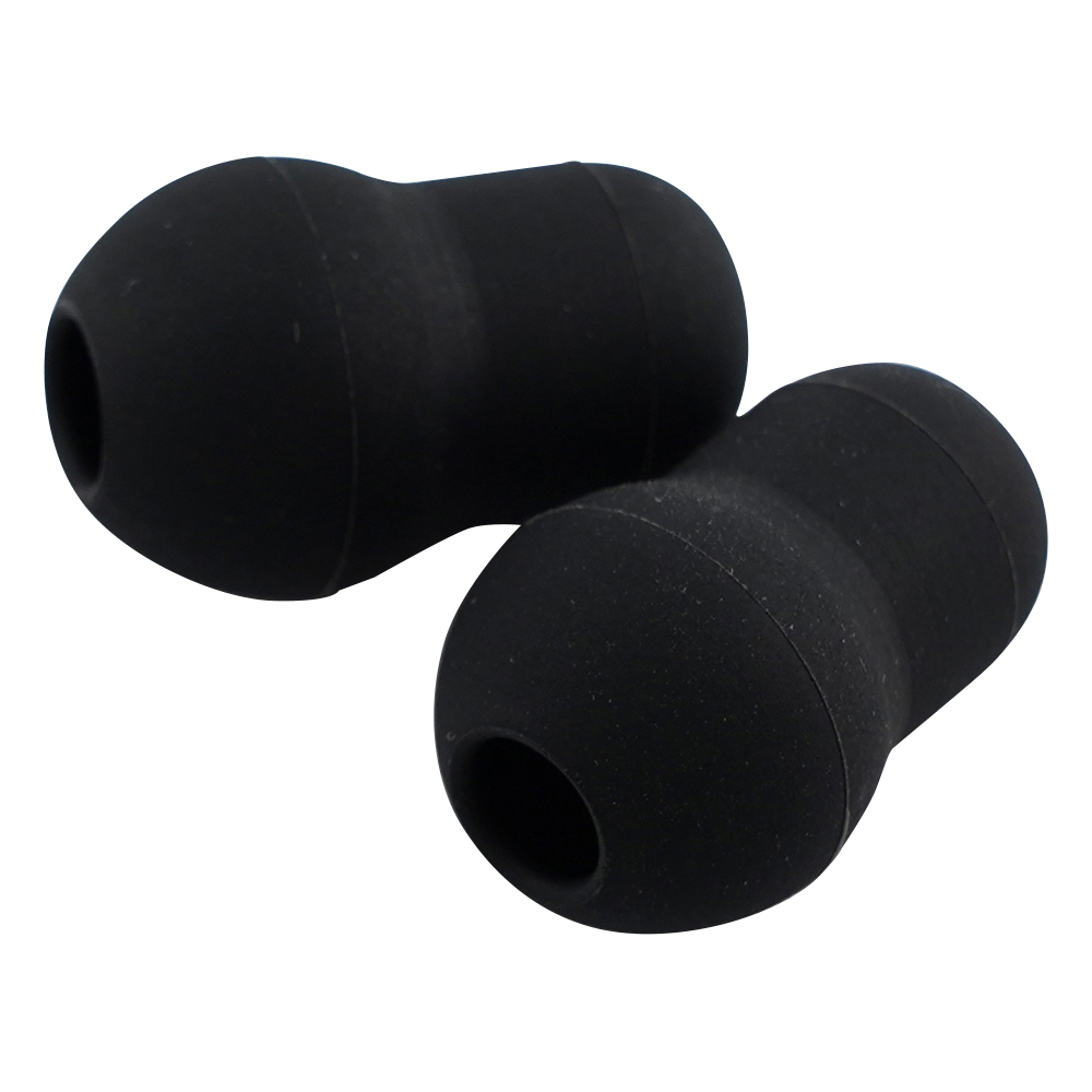 バイタルナビ聴診器 交換用ソフトイヤーピース ブラック 小画像
