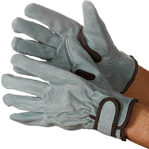 牛床革ｵｲﾙ加工手袋 717PW 裏地付 L 1双画像