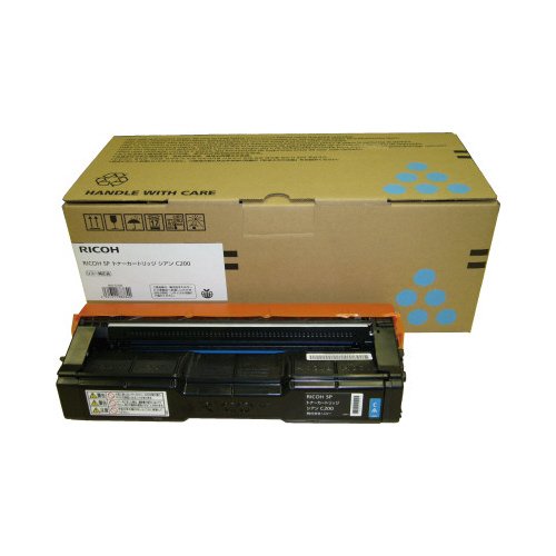 純正トナー　ＳＰ　Ｃ２００　シアン画像