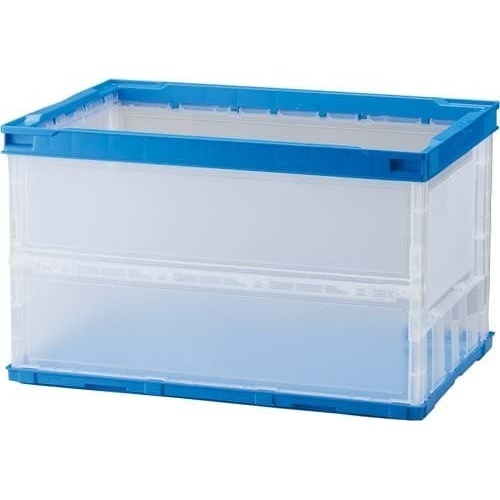 薄型軽量オリコン　５０Ｌ　フタなし　半透明画像