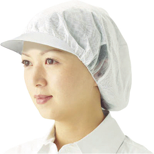 帯電帽つば付 Lｻｲｽﾞ 1袋(10枚)画像