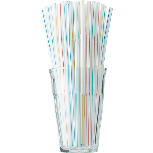 曲がるｽﾄﾛｰ 4色ｱｿｰﾄ 1ﾊﾟｯｸ(100本)画像