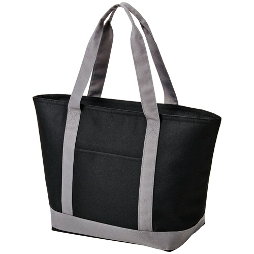 保冷ﾄｰﾄﾊﾞｯｸﾞ ﾜｲﾄﾞ 14.5L ﾌﾞﾗｯｸ 1個画像