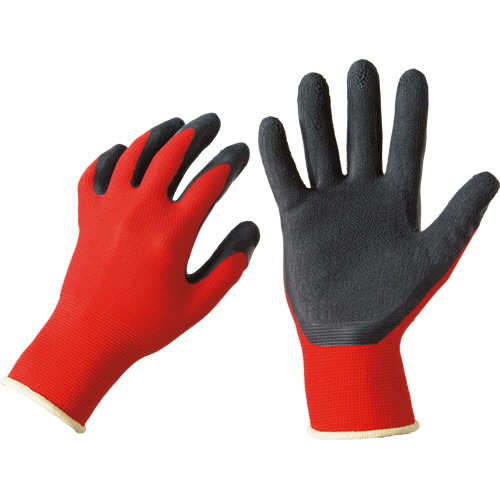 天然ｺﾞﾑ背抜き手袋 S ﾚｯﾄﾞ 1ﾊﾟｯｸ(10双)画像