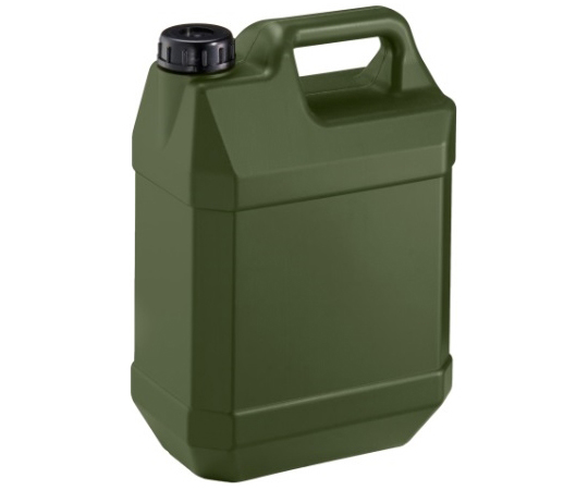 扁平缶 4L ノズル無 モスグリーン画像