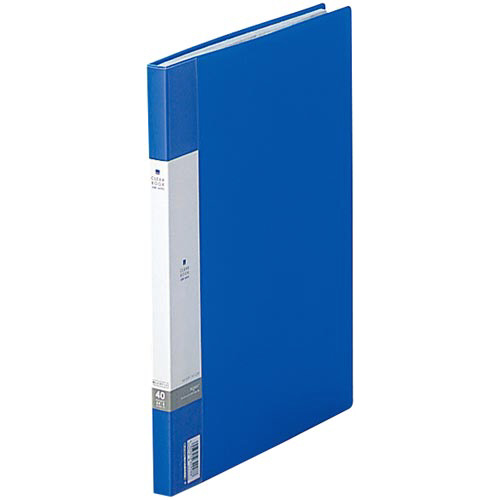 クリヤーブックサイドベンツ　Ａ４縦　青×１０画像
